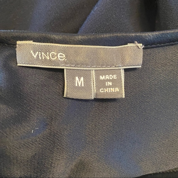 Vince. Night Out Midnight Blue Shift Dress - Picture 8 of 8